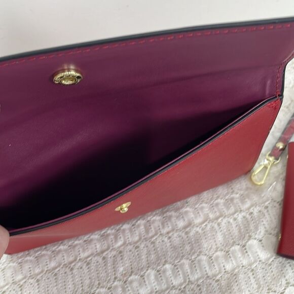 NWT Amazon Faux Leather Red and Black Women's Tote Bag Set - Picture 8 of 10